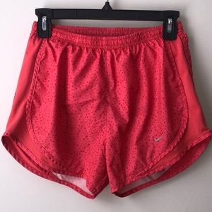 Nike Salmon Pink Dri-Fit Running Shorts with Built-in Briefs size XS